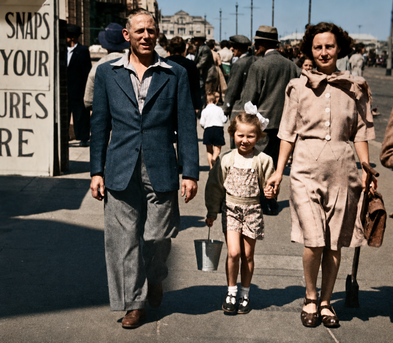 1930's seaside promenade walk — after restoration