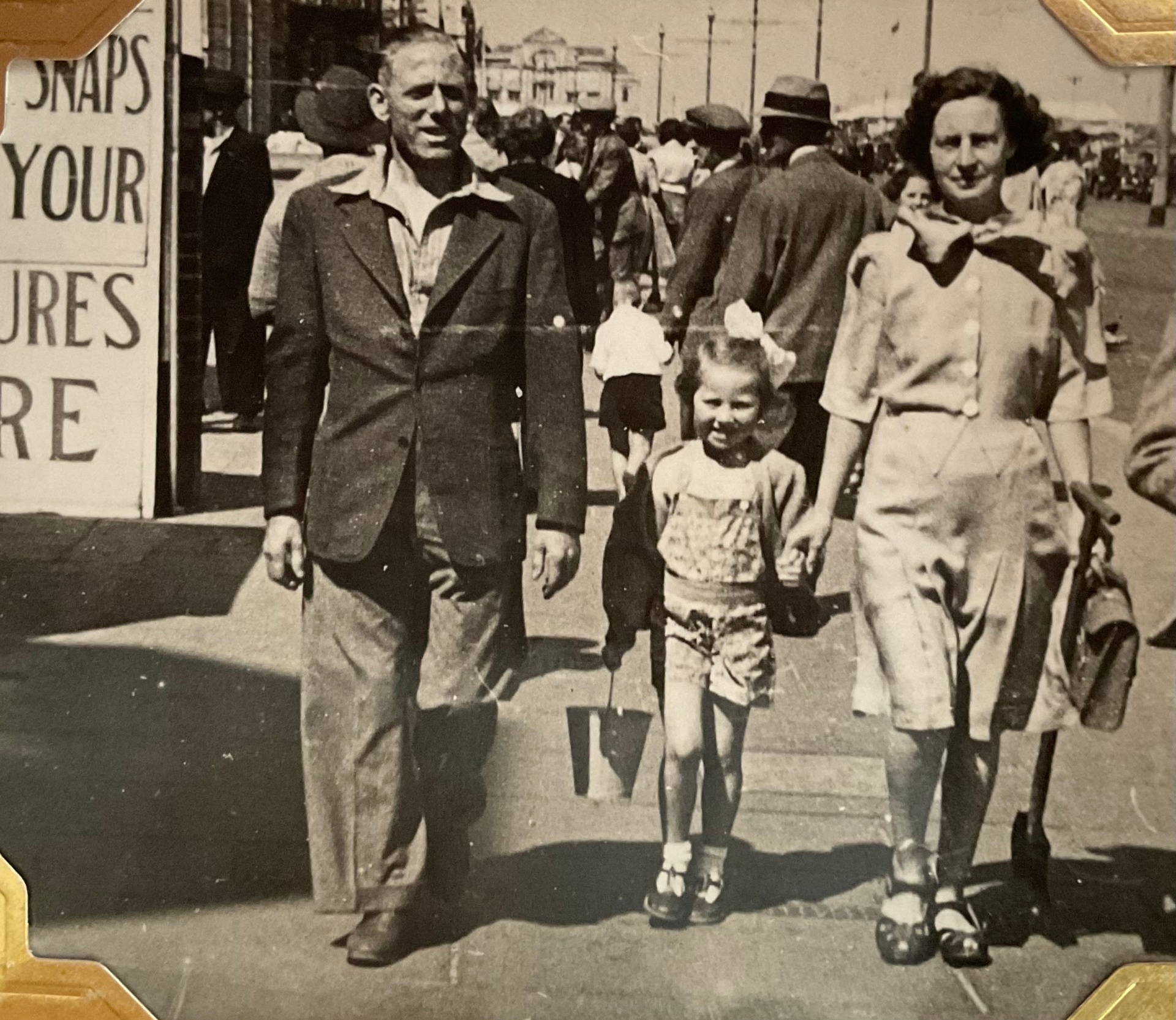 1930's seaside promenade walk — before restoration