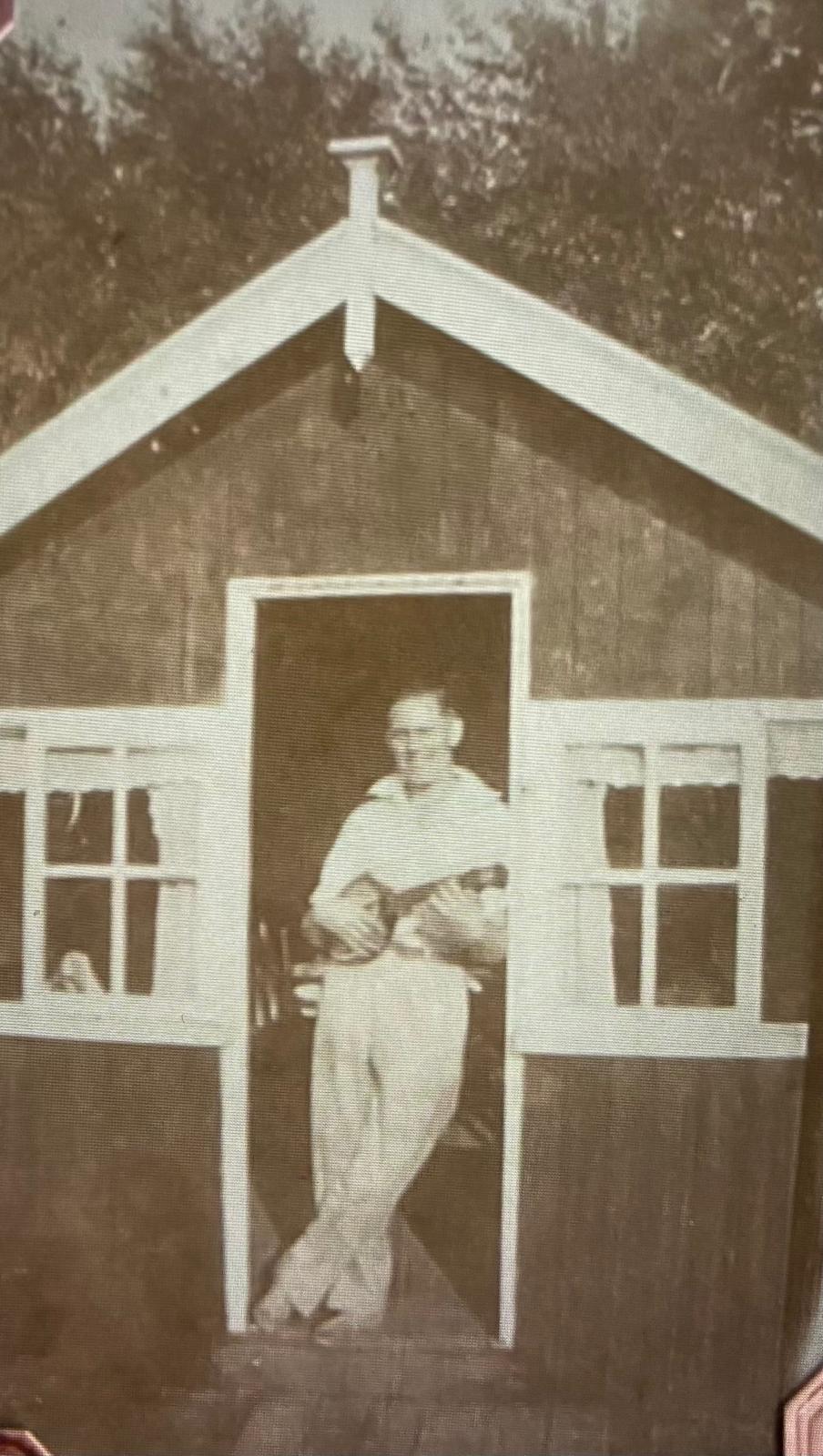 Vintage portrait — before restoration